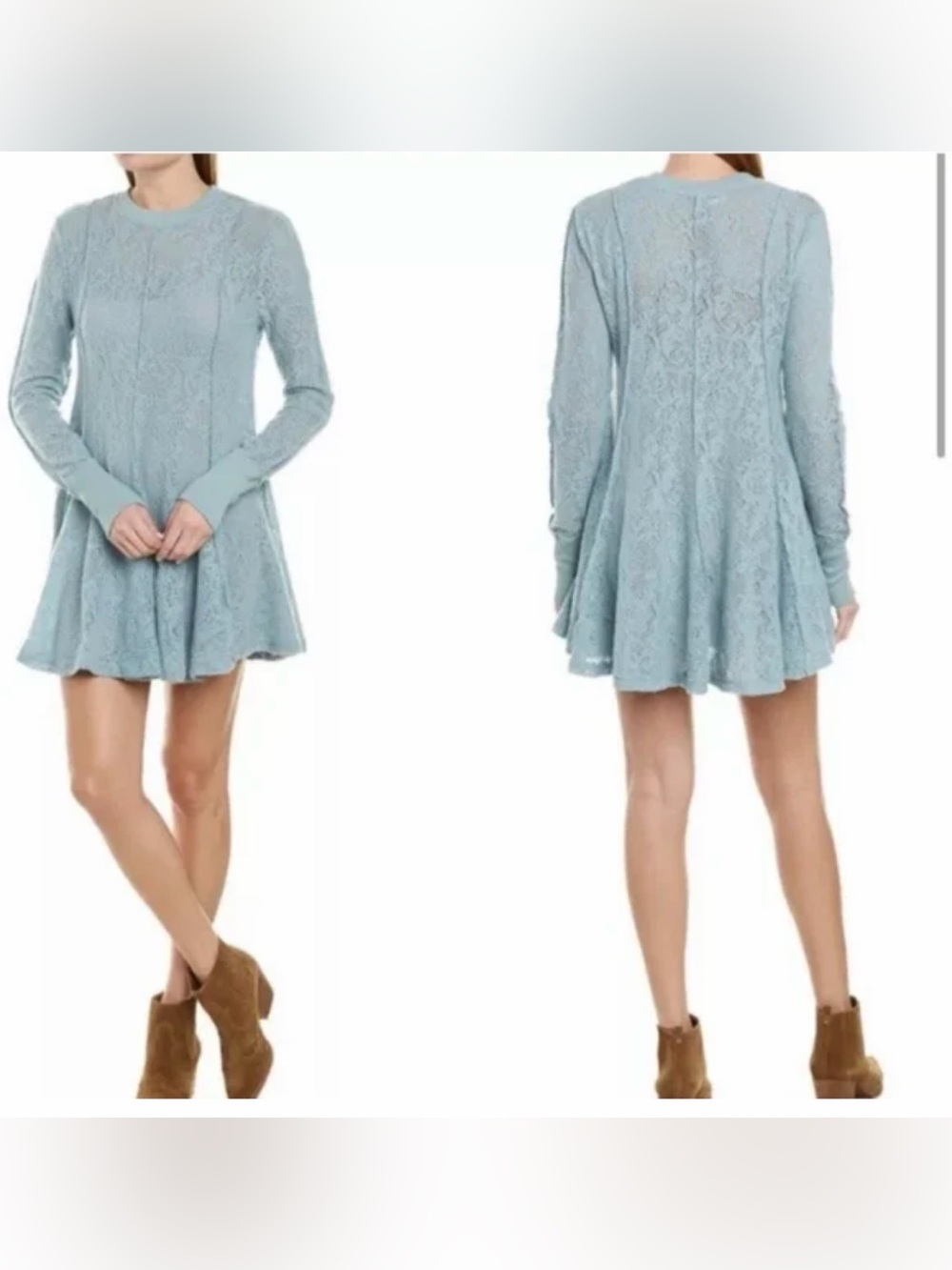 Free People coffee in the morning astral sea tunic dress - Picture 1 of 9